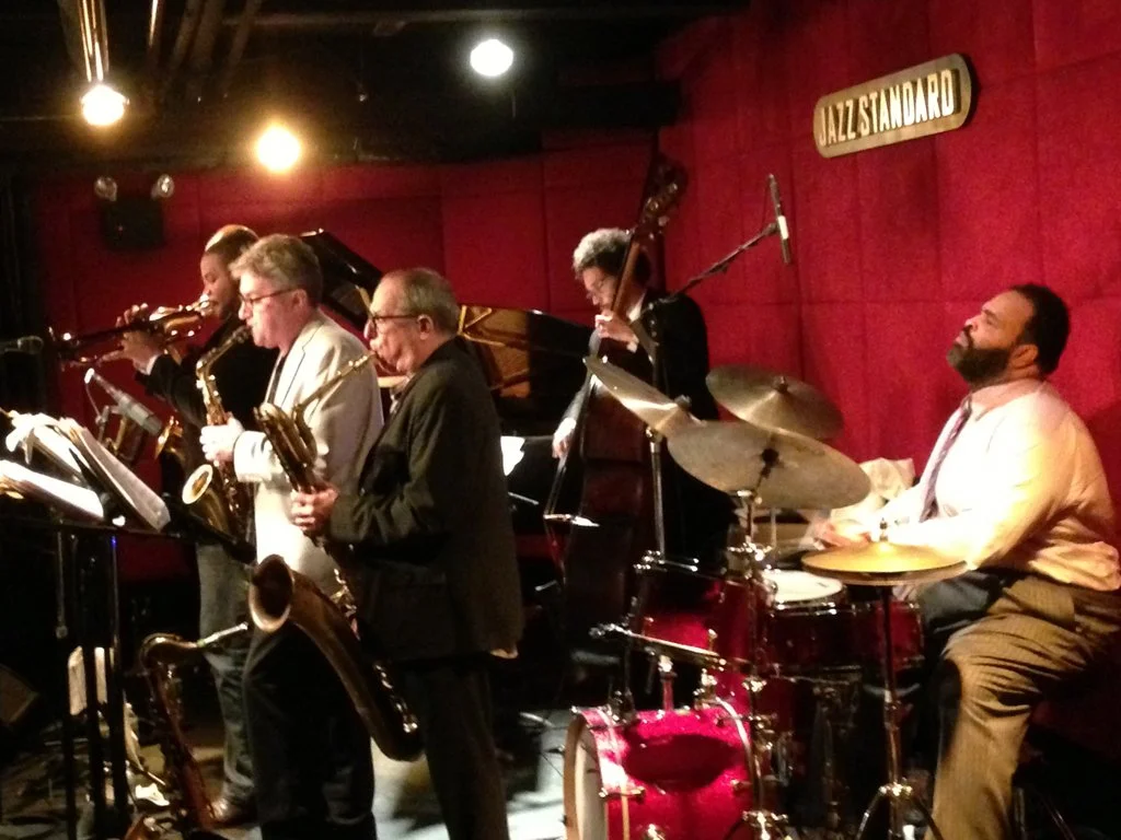 George Coleman Jr. Octet at the Jazz Standard Featuring pianist Harold Mabern, Eric Alexander - Tenor sax, Adam Brenner - Tenor sax, Jeremy Pelt - Trumpet, Alexander McCabe - alto sax, Gary Smulyan - Baritone sax, Leon Lee Dorsey - Bass and George Co