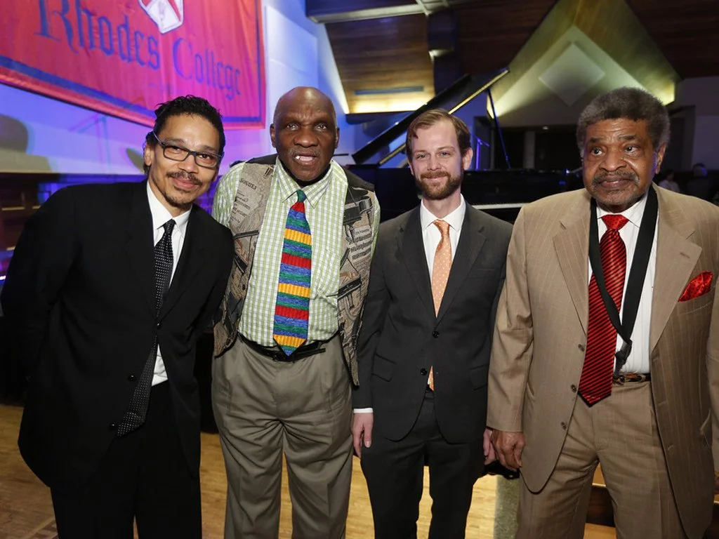 George Coleman Quartet at Rhodes College w/ Leon Lee Dorsey, Jazz faculty John Bass, pianist Harold Mabern and George Coleman