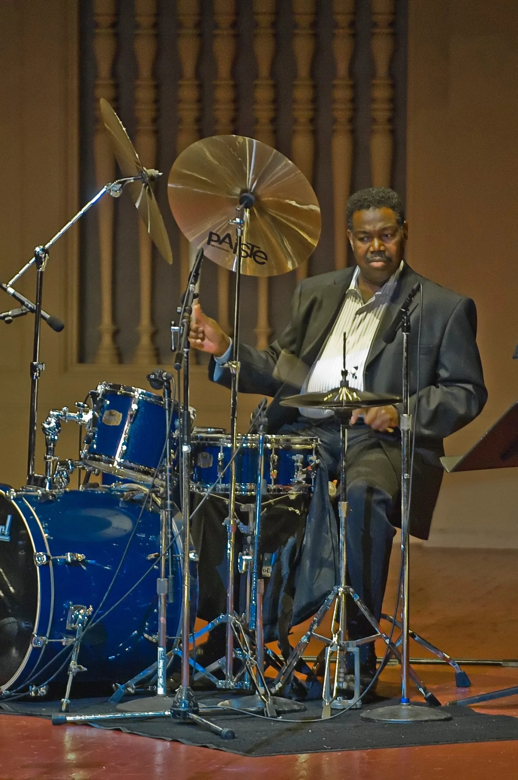 Drum Legend Leon "Ndugu" Chancler at the University of Pittsburgh Jazz Seminar 2008