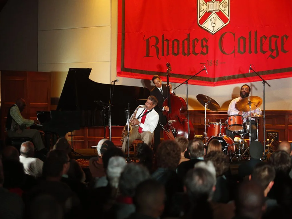 George Coleman Quartet at Rhodes College w/ George Coleman tenor sax and Harold Mabern piano, Leon Lee Dorsey Bassist and George Coleman Jr. drums