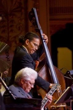 Bassist Leon Lee Dorsey and Guitar Legend Larry Coryell at the University of Pittsburgh Jazz Seminar 2008