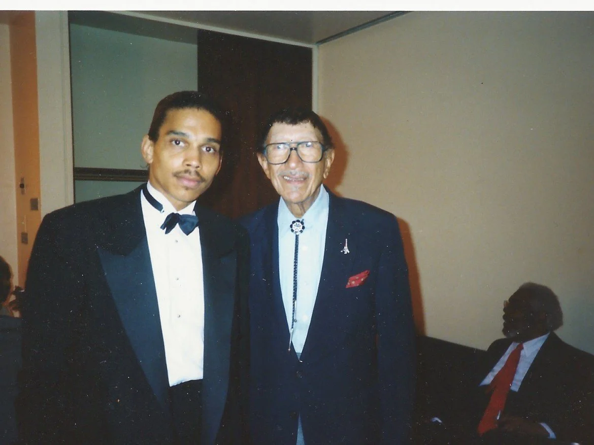 Bassist Leon Lee Dorsey with Trumpet Legend Doc Cheatham at Lincoln Center